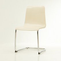 켄틸레버 플라스틱 의자 인더스트리얼 체어 5 color, 오렌지