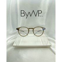 신제품 100%정품 볼프강안경 BYWP BYA22707BTG-GY 뿔테&스테인레스스틸 콤비테 동글이안경 울프강프록쉐 47사이즈 명품안경테