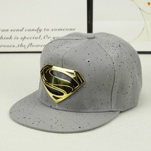 스냅백 슈퍼맨 superman야구모자 남여공용 금속 S로고표시 박쥐 일자챙모자 힙합