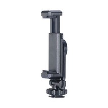 더운 1pc st-06s 수직 촬영 전화 마운트 홀더 dslr 카메라 마운트 삼각대 폰, 검은색