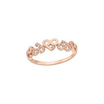 로이드 [베스트 인기템]**사랑의 마음을 선물하세요**인티니티 하트 14k 18k GOLD 반지[분당점]