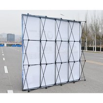 홍보 전시 부스 접이식 트러스 포토존 행사 배경 스크린, 철 트러스 380x305cm