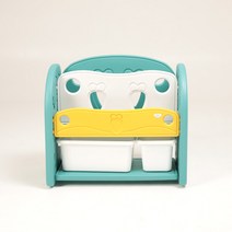 베네베네 당근 유아 아기 전면 책장 수납함, 그린