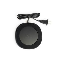 스마트 커피 밀크 컵 히터 물 차 일정한 온도 가열 코스터 3 기어 온난화 패드 타이밍 오프를 위한 전기 머그컵, 블랙 (컵 없음), 1개