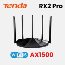 무선 라우터 공유기 Tenda-와이파이 6 와이파이 라우터 AX3000 AX1500 무선 리피터 텐다 2.4 & 5Ghz 기가, 05 AX1500 WIFI 6_01 EU Plug