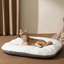 꿀잠 강아지 방석 무중력 고양이 애견 쿠션 대형견 개방석, 02-강아지쿠션-대형