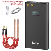 용접기 전기용접기 제르가용접기 2022-08-27500010600mah 미니 스폿 용접기 18650 배터리 스폿 용접기 20 기어 스폿 용접기(충전 pal oled 디스플레이, 7500mAh