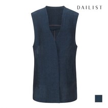 [데일리스트] 블루 린넨 베스트_MDNQCWM6426
