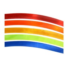 안전모 헬멧 곡선 반사띠 형광테이프 야광 야간운행 도로표시 주차라인스티커 탑차, 주황색