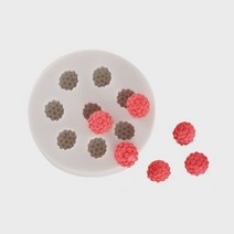 몰드몰 수제몰드 - 산딸기 (8구) 딸기몰드 산딸기몰드 데코몰드