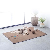 고양이 스크래쳐 매트 카펫 양탄자 캣 고양이방 꾸미기, 그레이