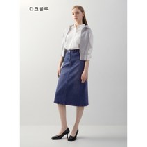 쉬즈미스 백 슬릿 데님 미디 스커트 O1_SK9