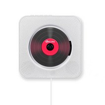 벽걸이 형 CD 플레이어 블루투스 CDP 휴대용 워크맨, 화이트CDDVD플레이어 충전식블루투스 6종세트