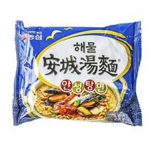 출출할때 농심 해물안성탕면 112g 봉지라면 사무실 회사 직장 학생 간식 식사대용 시원한국물, 단품