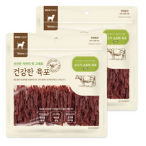 굿데이 건강한 육포 반려견간식 300g, 16개, 소고기 소프트 육포