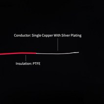 오토바이 전기부품 전선 2M/20M PTFE 실버 도금 구리선 38/36/34/30/28/26 AWG 마이크로 파인 UL1423 고온, 09 Brown_01 2M_04 32AWG