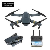 드론 촬영 카메라 입문용 E58 Quadrotor Foldable 드론 720P/1080P/4K HD 전문 카메라 항공 사진 WiFi RC D, 01 Gray  1080P