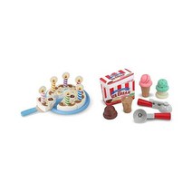 멜리사앤더그 스쿱 & Stack 아이스크림 Cone Magnetic Pretend Play Set - The Original Best for 3 4 and 5 Year Olds