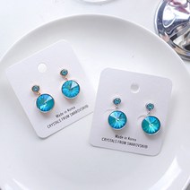비욘드라이프 오스트리아 정품 스와로브스키 크리스탈 사용 esg3183 귀걸이 디라이트라구나 swarovski crystal earrings