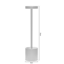 깃털조명 거실장스탠드 독서등 집꾸미기 식물등스탠드 무선 충전식 골드 LED 야간 조명 테이블 램프 현대적인 침대 옆 알루미늄 합금 타입 C USB 책상 분위기 방 장식, 은