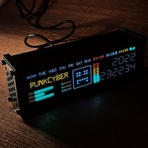 사이버펑크 탁상 전자시계 레트로 게이밍인테리어 WFD