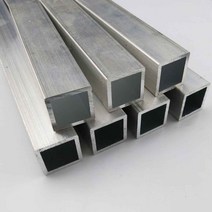 각파이프 알루미늄 사각 파이프 6063 정사각형 금속 알루미늄 튜브 파이프 10x10mm 20x20mm 모델 부품 액세, 03 10x10x400mm