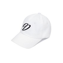 HW-BC060N : Cursive V Logo CapㅣWhite