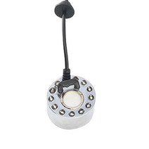 DC 24V 0.6A 슈퍼 초음파 분무기 스프레이 헤드 안개 제조 물 분수 연못 가습기, 12 led, 02 12 led