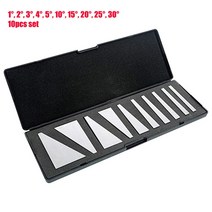 정밀 앵글 블록 세트 1 ~ 5 도 & 30 선반 기계공 그라운드 개, 한개옵션1, 01 10pcs set