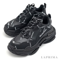 [BALENCIAGA] 발렌시아가 트리플 S 트레이너 올오버 로고 여성 스니커즈 524039-W2FA1-1090