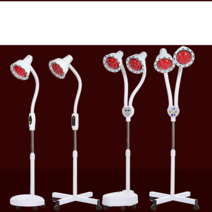 근적외선 온열램프 치료기 한의원 각도조절 조사기, 100-300W(275W적색등)+바퀴있는스탠드