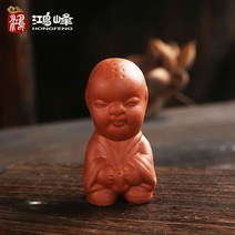 오줌싸개인형 민속인형 조경 장식 조각 행운의 전통소품 조형물 고추 선물용 미니 공예품, 스님