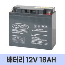 위즈펌 연축전지 밀폐형 12V 18AH 광원 무보수 배터리, 수량본상품선택, 개당 수량본상품선택