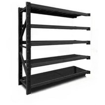 창고 스테이션 파레트랙 선반 적재 조립식 거치대 렉, 230kg L180xD 60xH200, 블랙 서브프레임 [5층]