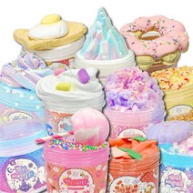 [뽀슬라임] 47종 골라담기 선물 랜덤 대용량 실리콘 테이프공 테이프볼 테이프풍선 액괴, 뽀티첼체리, 120ml