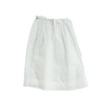 유니클로 화이트 린넨혼방 롱스커트 여자 2868