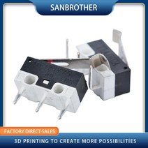10 개/몫 Endstop 3D 프린터 부품 Delta Kossel Makerbot 마이크로 리미트 스위치 RAMPS 1.4 DIY 액세서리, 01 Left Type 10pcs