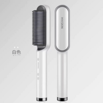 빗 고데기 여자 가르마 머리긁기 미용실 헤어스타일링기, 화이트
