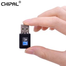 네트워크 랜카드 CHIPAL 미니 무선 usb 어댑터 150mbps 와이파이 수신기 802.11B/G/N 이더넷 카드 지원 윈도우 PC 컴퓨터