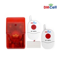 디엠콜 FM무선비상벨/비상도어벨/경광등 비상사이렌/비상벨/경광등, DR-360RTb(무선도어경보SET)