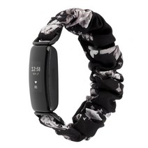 Fitbit 인스파이어 2 용 새로운 스 크런치 탄성 스트랩 팔찌 손목 루프 한국 교체 밴드 핫, 10 Style 9_01 Fitbit inspire