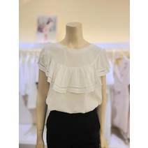 [JJ지고트] 펀칭 러플 장식 블라우스 GK6A0BL34(2055972)