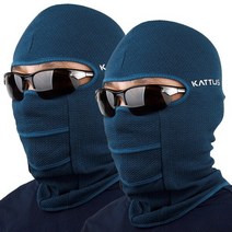 블랙베인 춘추 3단 바라클라바 1+1 복면 마스크 자전거 오토바이 BALACLAVA, 블루그린+블루그린