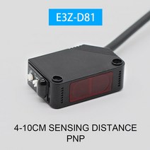포토 센서 광화이버 스위치 Cloweit 10cm 80cm 2m 5m 감지 확산 반사 빔 광전 근접 E3Z D61 D81 D62 D82 T61 T81, [02] E3Z-D81 PNP
