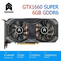 그래픽 카드 비디오 GTX1660 SUPER 6GB 192BIT 6144MB 3GB 5GB 1050TI 4GB 750 Nvidia 용 플레이어, 02 GTX1660 SUPER 6GB