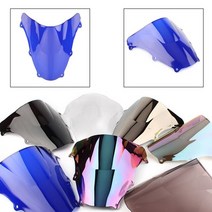 스즈키 SV650 SV650S SV1000 SV1000S SV 650 1000 용 오토바이 윈드 실드 더블 버블 윈드 스크린 액세서리, 06 파란
