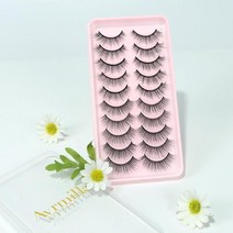 5 10 쌍 3D 밍크 속눈썹 자연 힐 메이크업 Cils 희미한 잔인 Maquiagem, 10Pairs-Y1