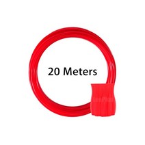 3D프린팅 필라멘트 3D펜 부속품 LeoPlas 1.75mm 10 및 20 m PETG 샘플 FDM 3D 프린터 펜 소모품 인쇄 용품 플라스틱 소재, 06 Red 20m 60g