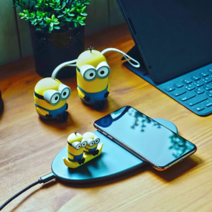 미니언즈 무선 고속 충전패드 충전기 스마트폰 Qi 무선충전지원 굿즈제공 유니버셜 정품