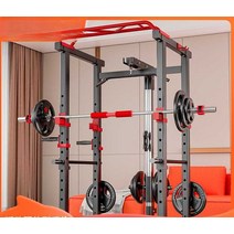 멀티랙 다기능 홈 스쿼트 프레임 바벨 벤치프레스, C